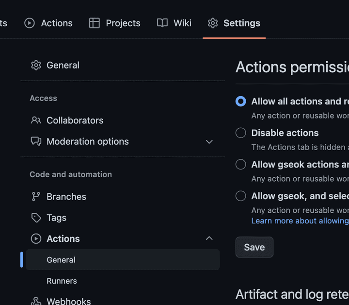 github action3